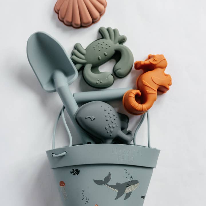 Classical Child - Wholesale Beach/Pool Toy - Kids & Baby - Sea Life Bucket & Toys Set1