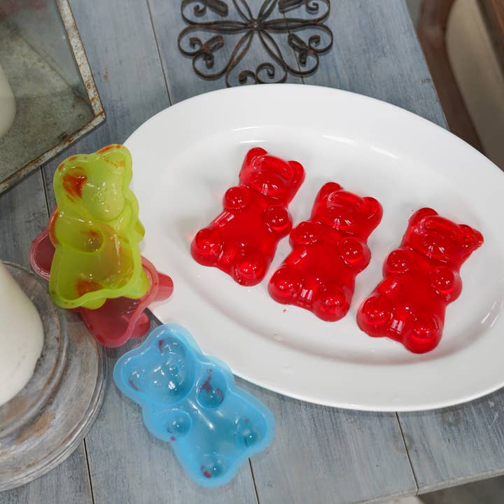 Fox Run Brands - Wholesale Chocolate/Candy Mold - Pund'it Giant Gummy Bear Mold, Set of 4 Big Gummy Bear Maker