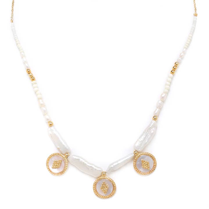 ALLY 3 disc dangle necklace for wholesale by Franck Herval