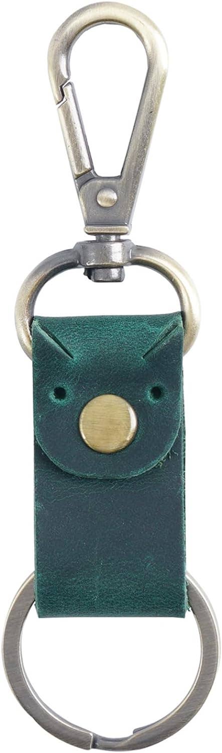 American Leather Goods - Vente Porte-clés – unisexe - Porte-clés en cuir véritable, petit porte-clés pour homme et femme2