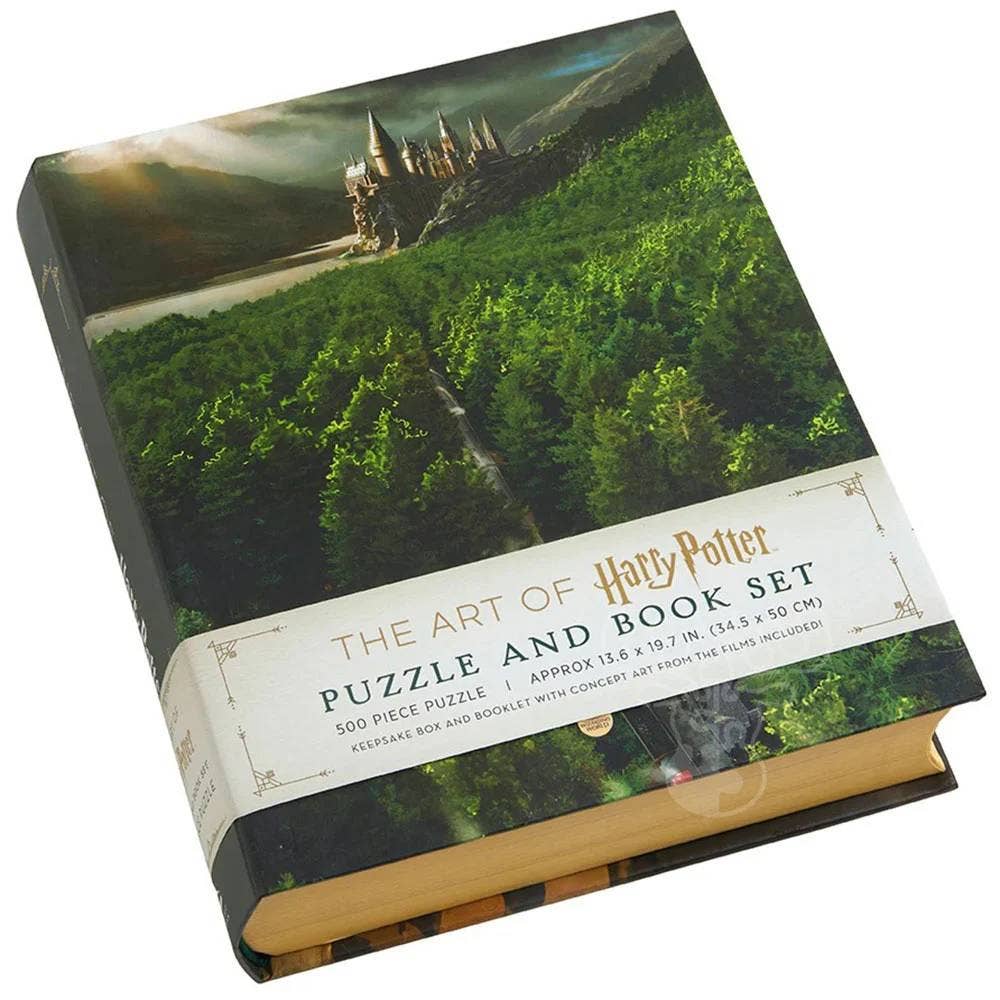 Cardshouse - Vente Puzzle – adulte - L'Art de Harry Potter : Coffret Puzzle et Livre (Boîte à Livres)0