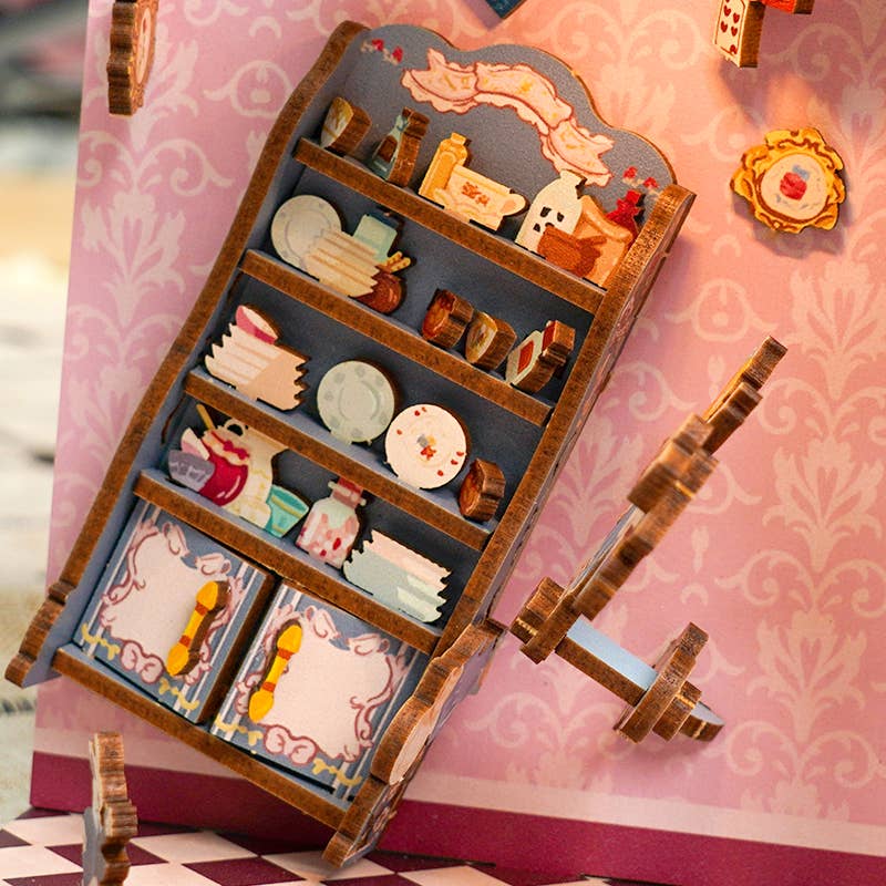 Hands Craft Intl - Wholesale DIY Craft Kit - DIY Miniature House Book Nook Kit: Alice's Adventure7