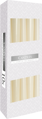 AWGifts Europe - Vendita all'ingrosso Candele cilindriche/candelieri - TCand-02 - Candela conica - Avorio0