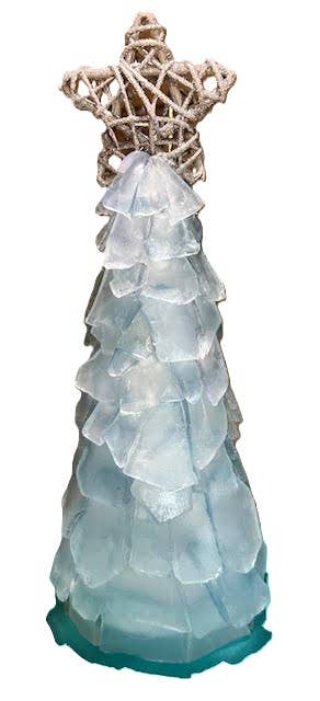 A SEAGLASS CREATION/SALTY SIGNS DESIGNS - Wholesale Christmas Decoration - 3D Seaglass Christmas Tree Box Set 9