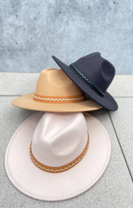 British Style Wide Brim Cowboy Rustler Hat Co For Men And Women