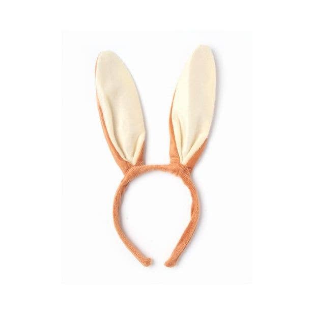 Inca UK - Wholesale Fashion Headband - Kids - Brown Fabric Rabbit Ears Aliceband0