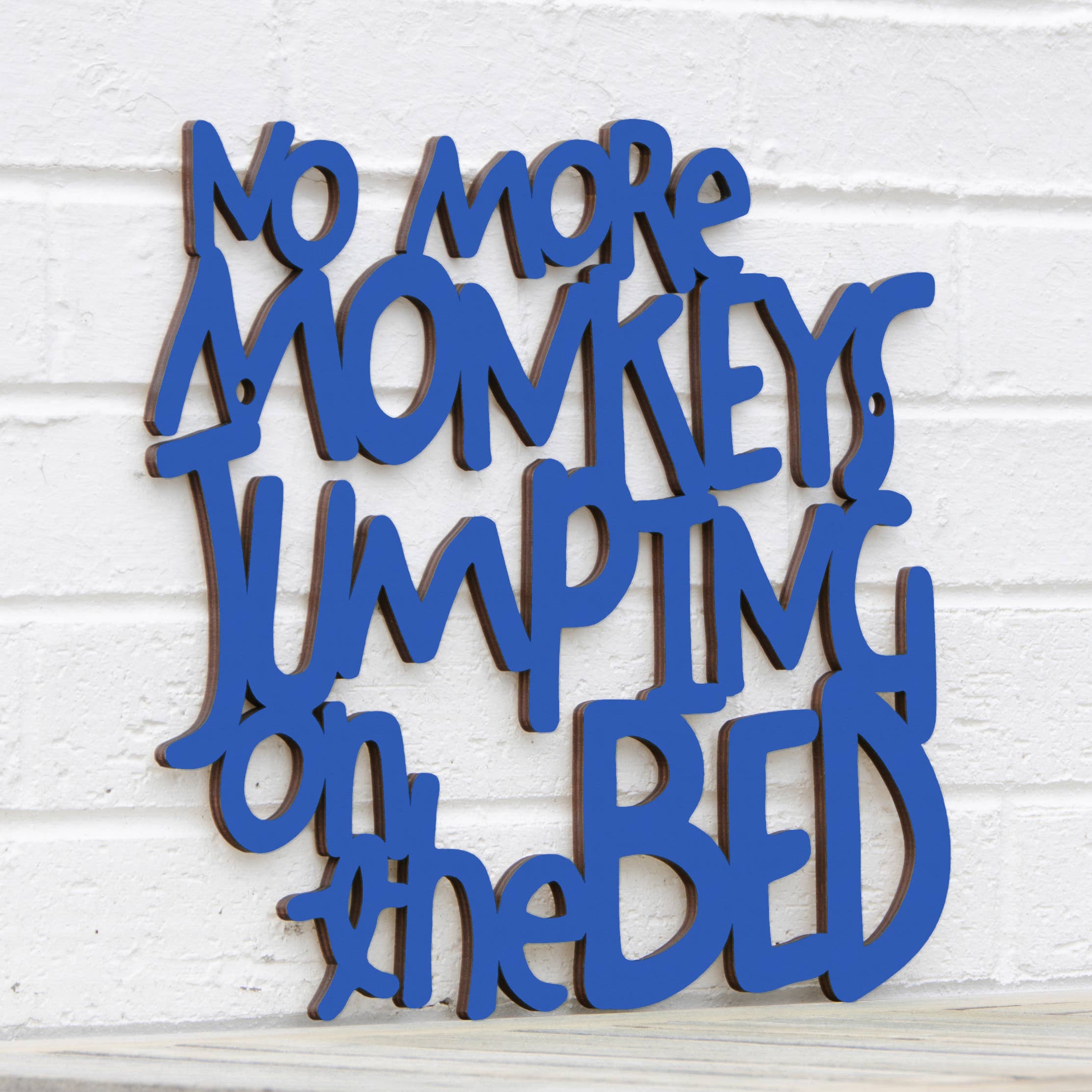 Spunky Fluff - Wholesale Wall Decor - Kids & Baby - No More Monkeys Jumping On The Bed, Kids Playroom Wall Art33