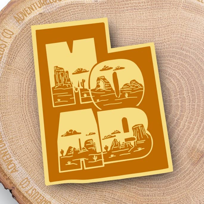 Adventurelust Co - Wholesale Sticker - Moab Utah Sticker