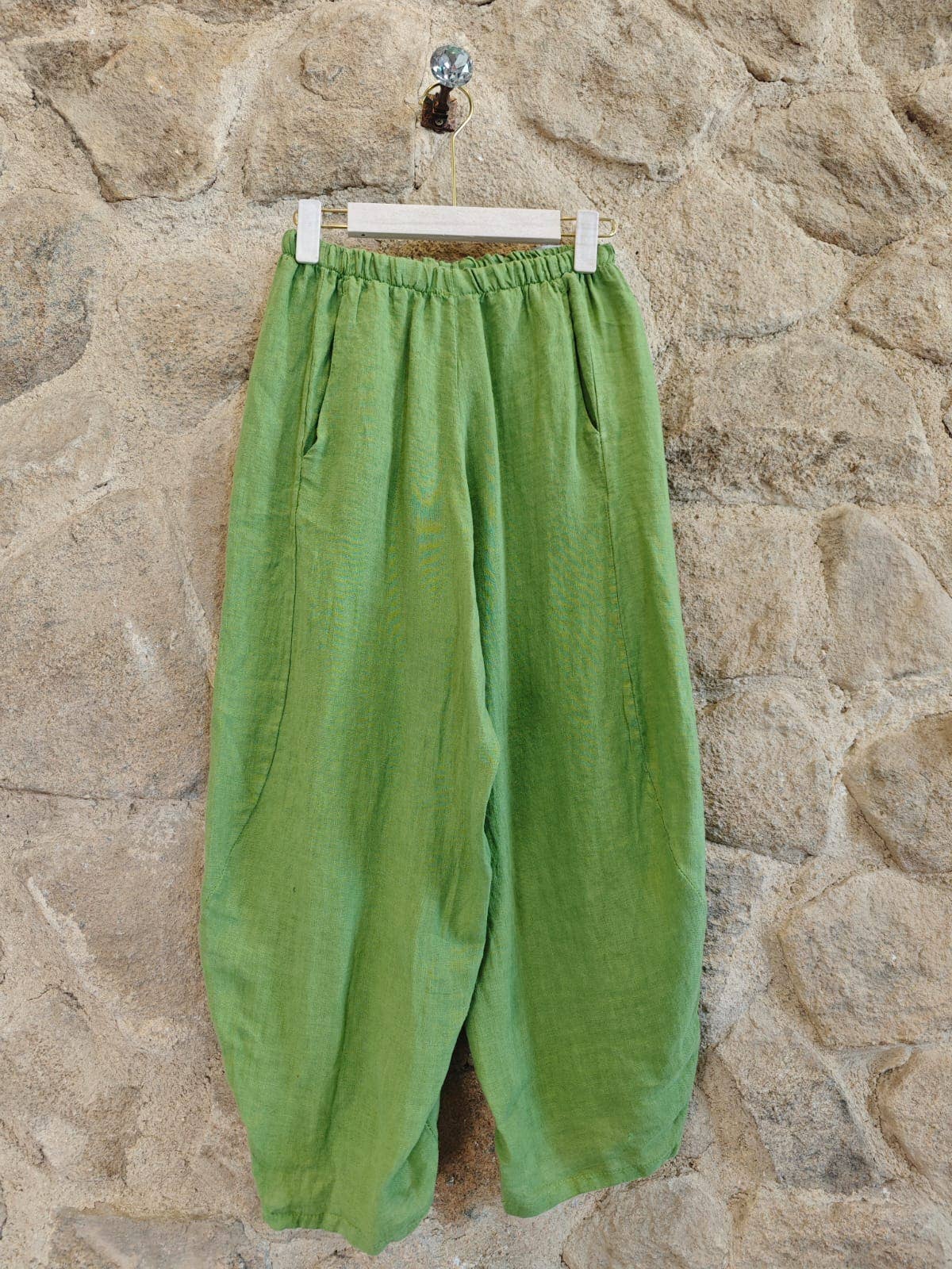 Linen & More - Wholesale Broek - Dames - REF 41482 ballonbroek van 100% linnen9