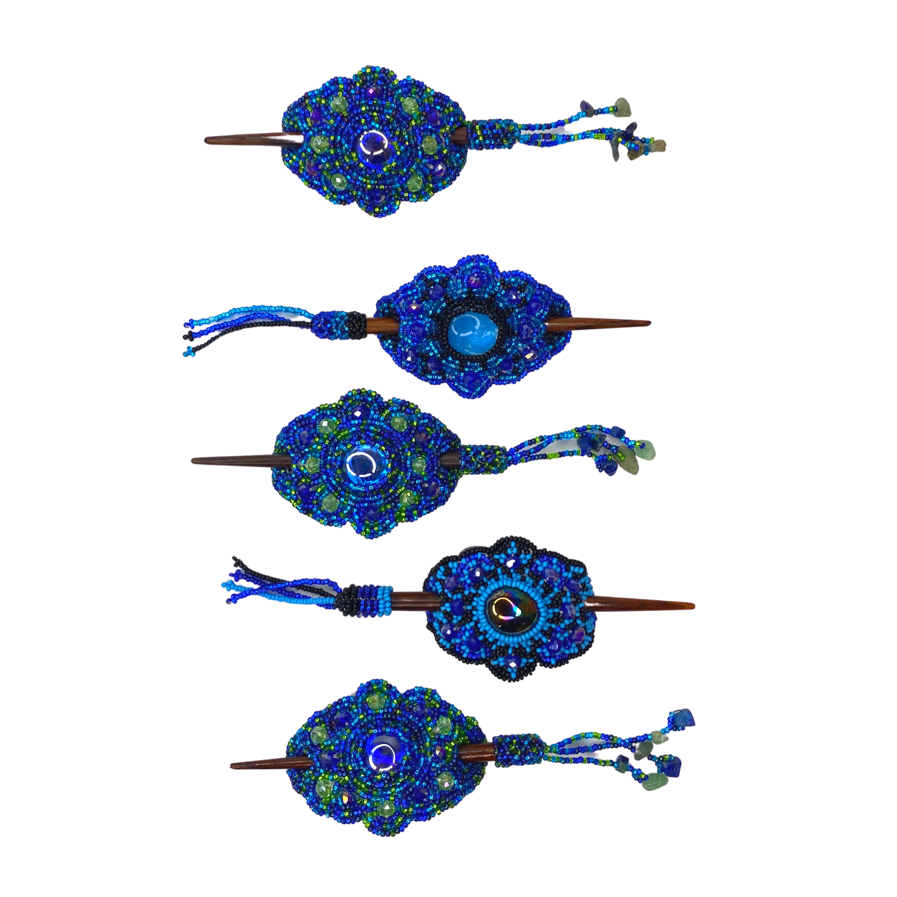 Lumily - Wholesale Barrette - Women's - Michelle Seed Bead Hair Barrette - Guatemala1