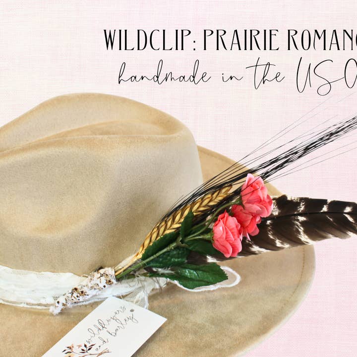 Signatur WildClip-Prärie-Romantik für den Großhandel von Wildflowers and Barley