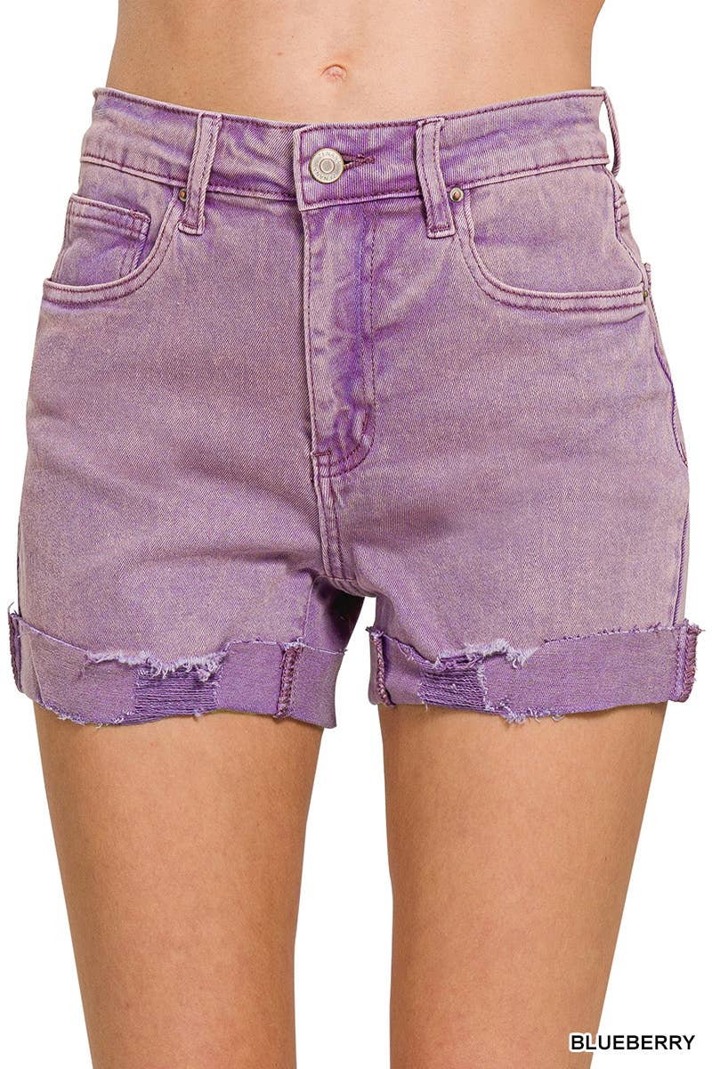 Vanilla Monkey - Wholesale Korte broeken - Dames - Korte broek met 5 zakken en manchetten2