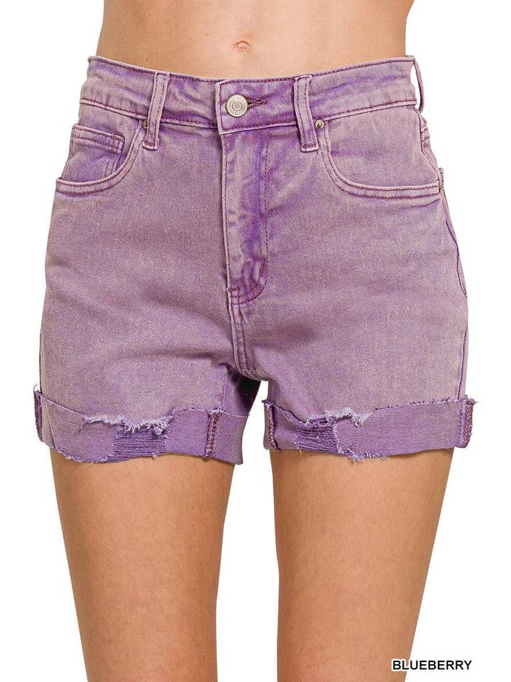 Vanilla Monkey - Wholesale Korte broeken - Dames - Korte broek met 5 zakken en manchetten2