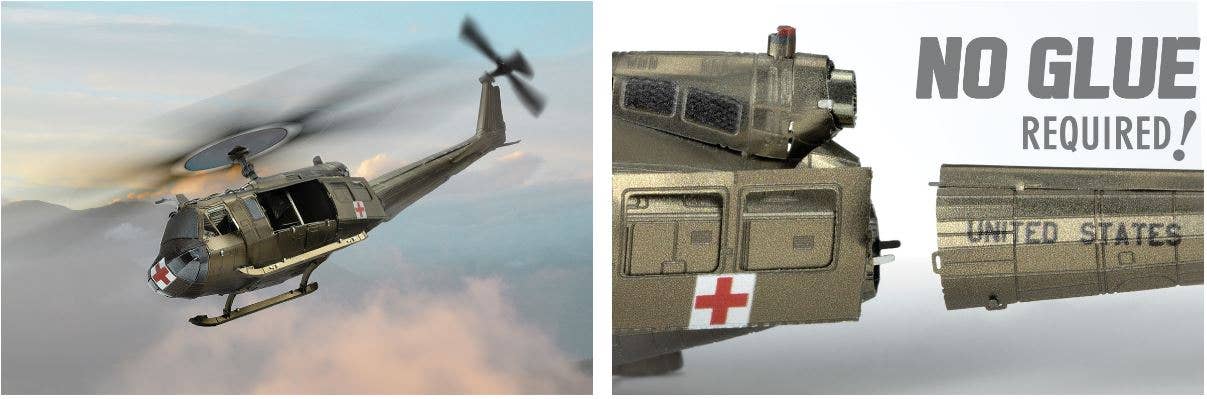 Metal Earth - Wholesale Decorative Tabletop Object - UH-1 Huey Helicopter4
