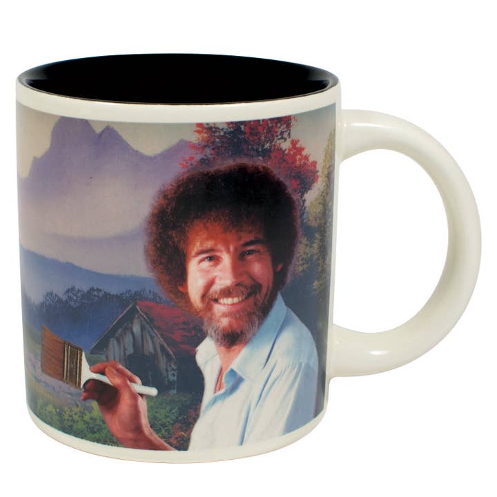 Unemployed Philosophers Guild - Wholesale Coffee Mug - Bob Ross Art Heat-Changing Coffee Mug