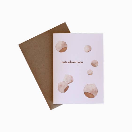 Nuts About You for wholesale by Cabbage Paper Goods