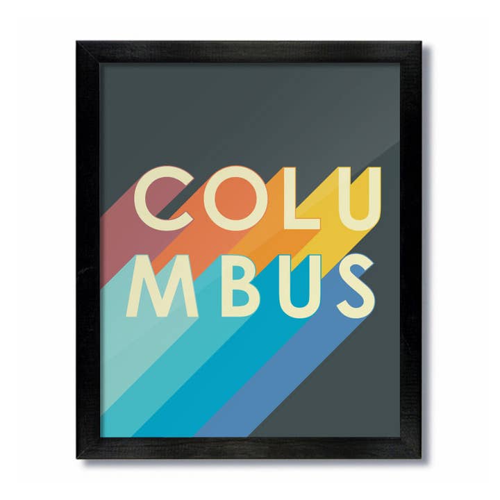 Columbus Color Shift Print for wholesale by D&W Elements