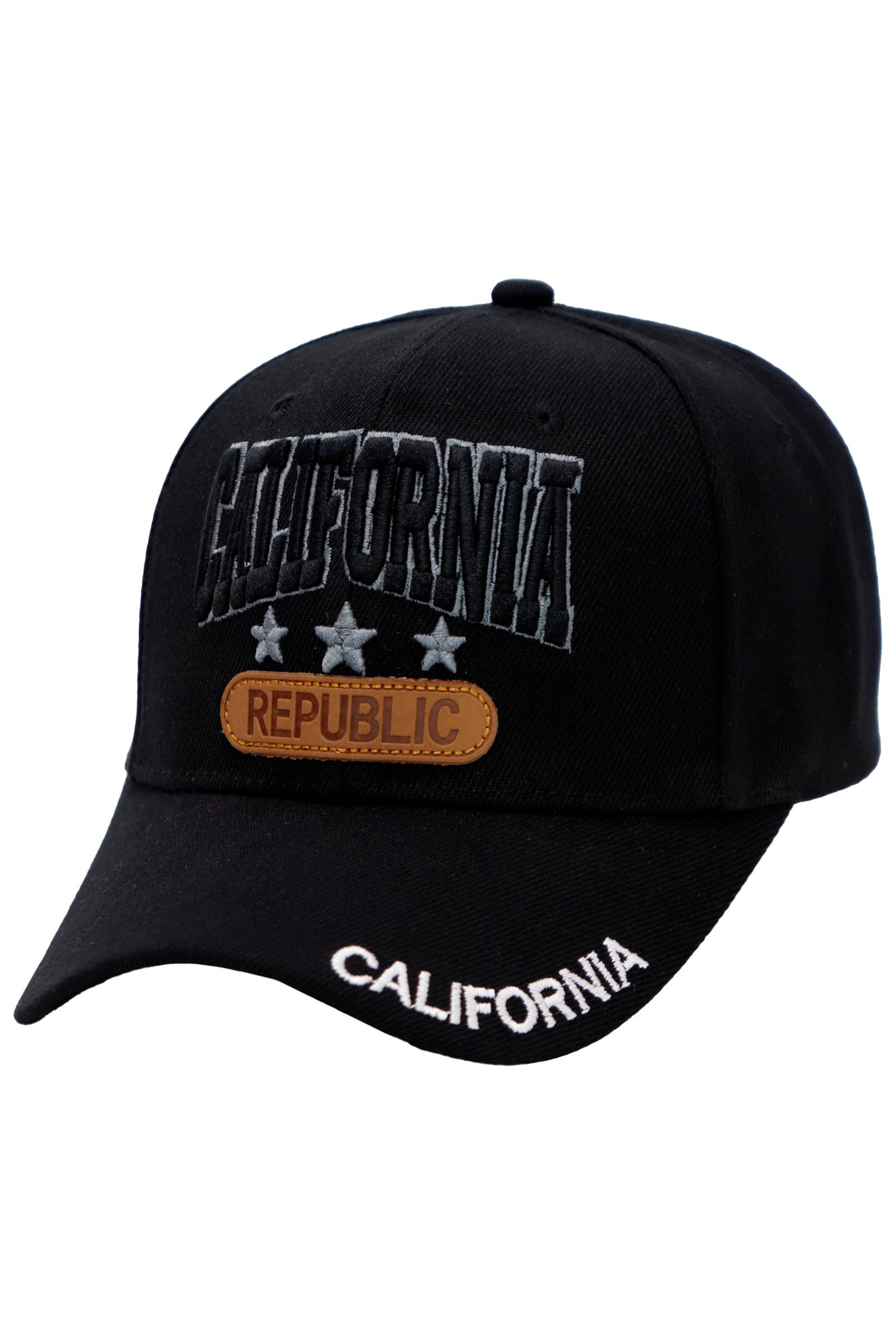 Cap Zone - Vendita all'ingrosso Cappellino da baseball - Unisex - Berretto da baseball con chiusura in velcro della California Republic1