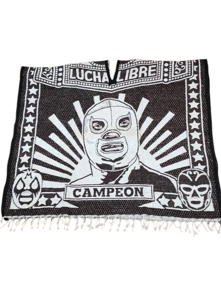 Cielito Lindo - Wholesale Poncho - Unisex - Mexican Poncho Blue Demon Unisexm