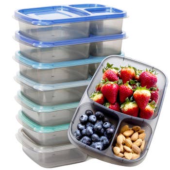 Youngever 2 Pack 1.5 Gallon Large Food Storage Container Boxes, Large Food  Storage, Reusable Plastic Large Meal Prep Containers