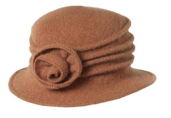 Toucan Hat Company/ Carole Amper – wholesale Cloche hat – Women’s – Wool Rose Cloche 8