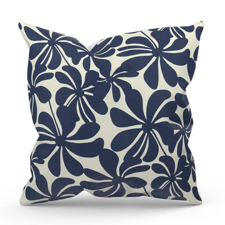 Blue Twirl Pillow Cover - Lumbar | 18" | 20" for wholesale by Fresko Decor