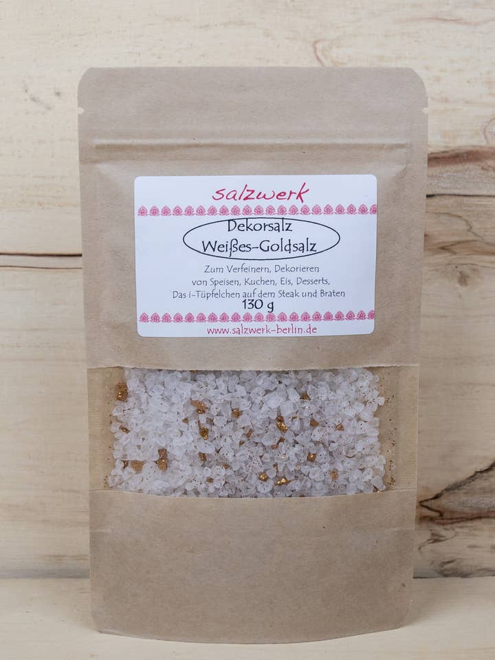Gold Salt + Natural Salt NEW for wholesale by Salzwerk Berlin