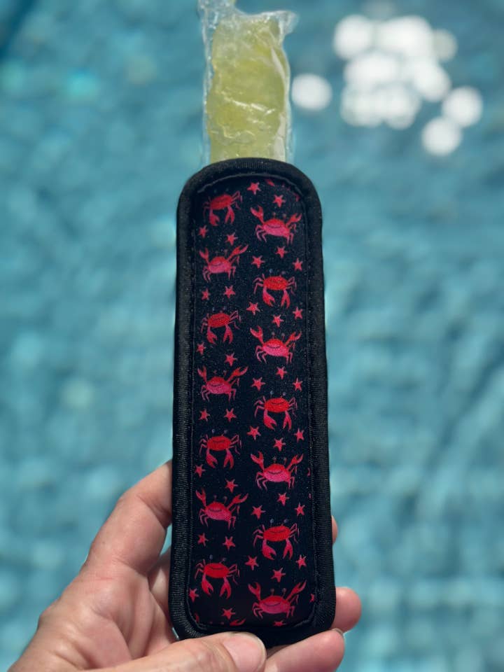 Porta ghiaccioli in neoprene «Crabs» per la vendita all'ingrosso da parte di Harris Girls & Co.