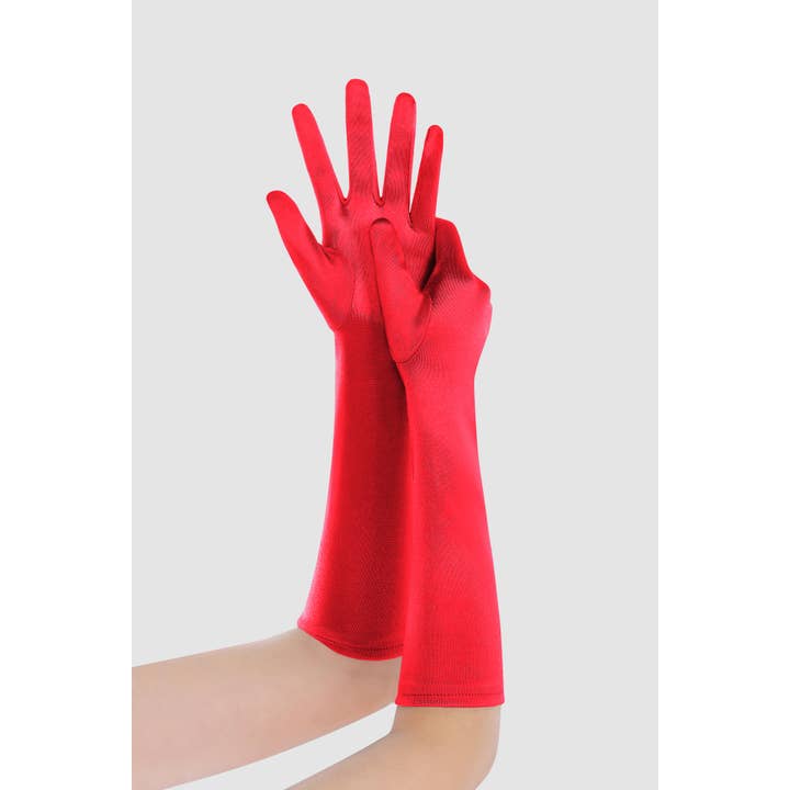 BABEYOND - Venta al por mayor Guantes - Mujer - Guantes largos de satén elásticos de 15" estilo flapper7