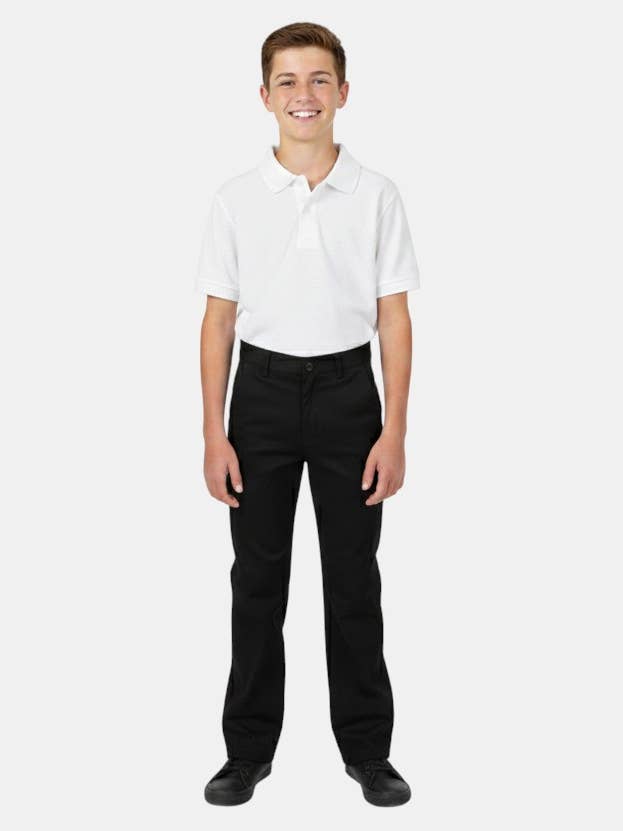 Pantaloni lunghi per uniformi scolastiche per bambini - Resistenti e confortevoli per la vendita all'ingrosso da parte di Lime Tree Clothing Inc.