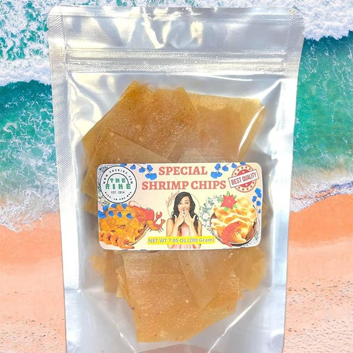 The Rike - Wholesale Chips - Shrimp Chips Shrimp Puffs Shrimp Snacks Banh Phong Tom 100 g