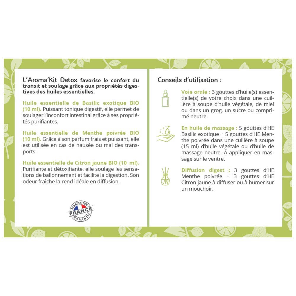 Propos'Nature - Wholesale Essential Oil Roll-On - Aroma'kit Detox - 3 Organic Essential Oils - 3x10ml4