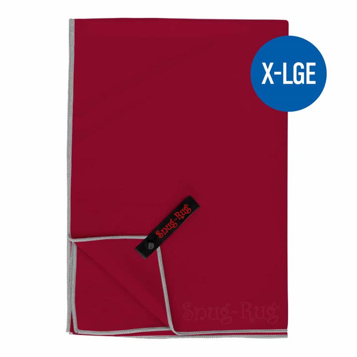 Toalha de Viagem de Secagem Rápida Snug Rug XL para Praia Férias Jester Red por atacado de Wholesale Gifts Tomorrow