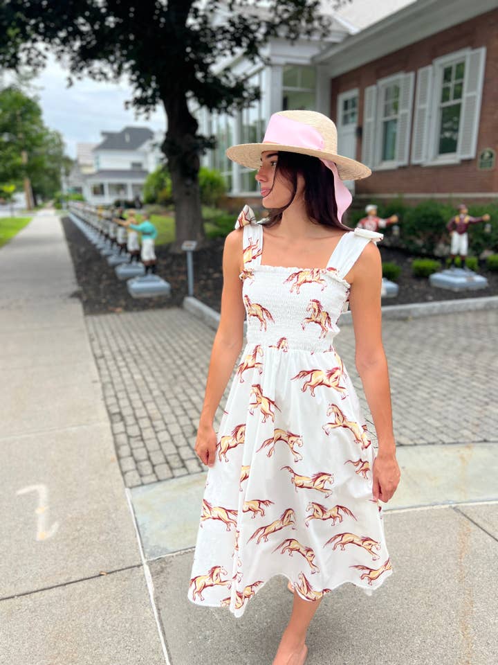 Kathleen Maeve - Wholesale Dress - Women's - Emma Bow Maxi Dress | Horses11