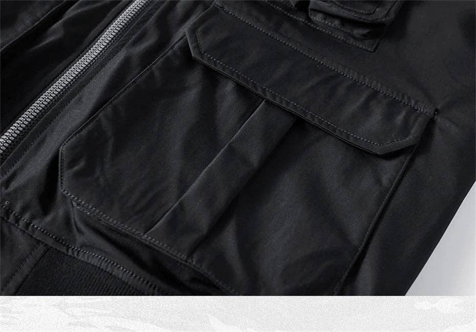 BLACK TACTICAL JACKET for wholesale on Faire7