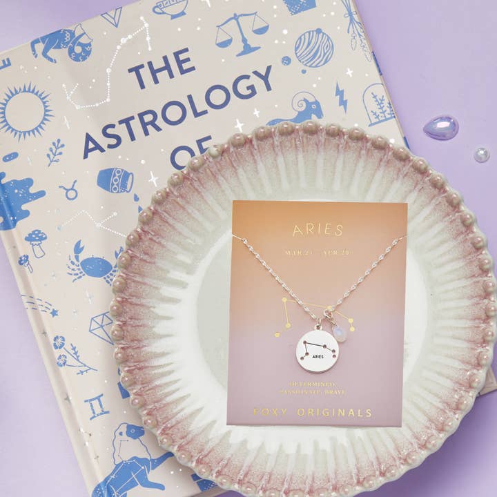 Aries Constellation Necklace | Astrology Valentine's Gifts for wholesale by Foxy Originals