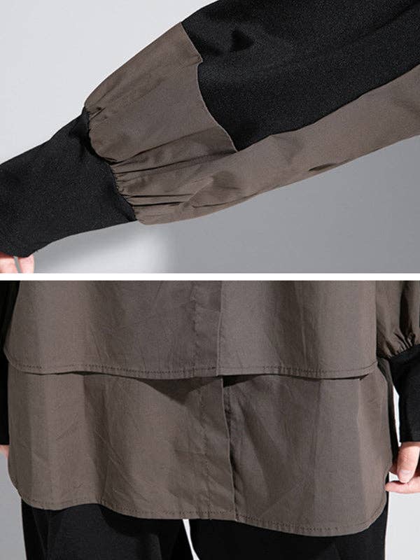 VividLux - Wholesale Overhemd met knopen - Dames - Originele valse twee T-shirttops8