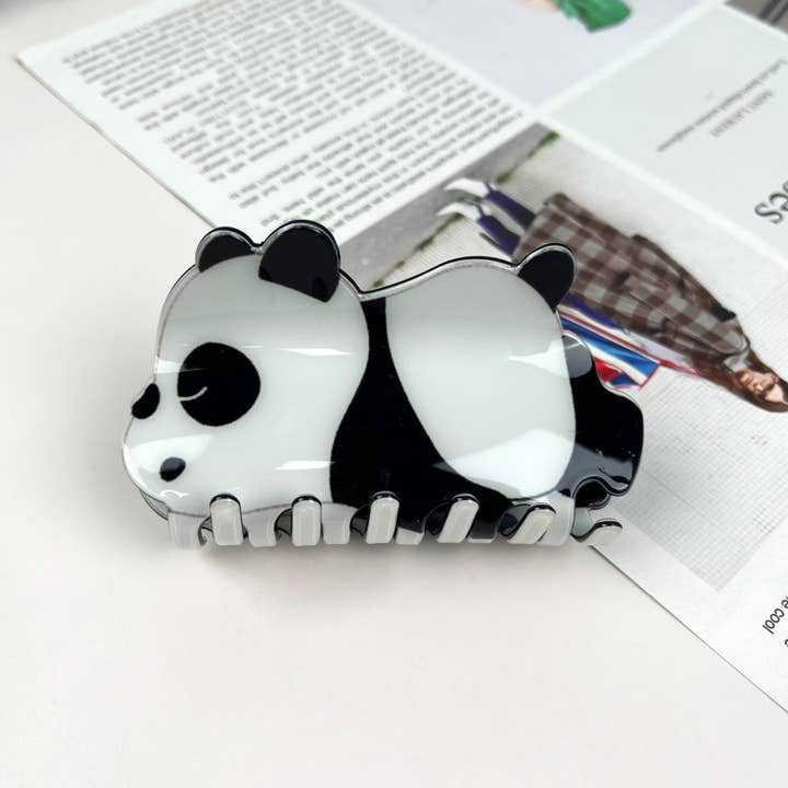 mildstyles - Wholesale Hair Clip - Women's - Cartoon lovely panda hair claw clips