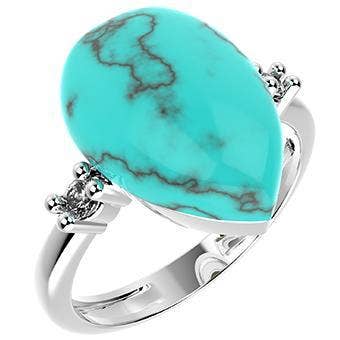 Bague CZ en argent sterling 925 pour femme, bijoux 14254P pour la vente par Gio Fantato