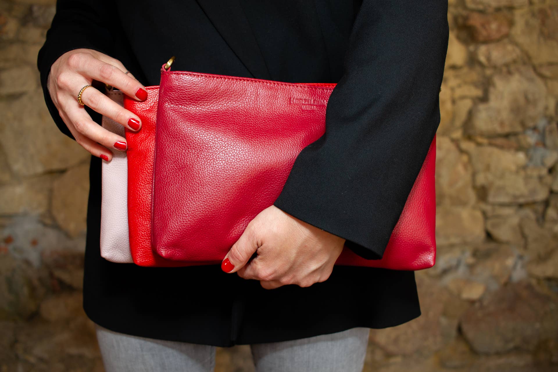 Herzilein-Wien GmbH - Wholesale Crossbody Bag - Women's - Crossbody Leder Tasche simpel4