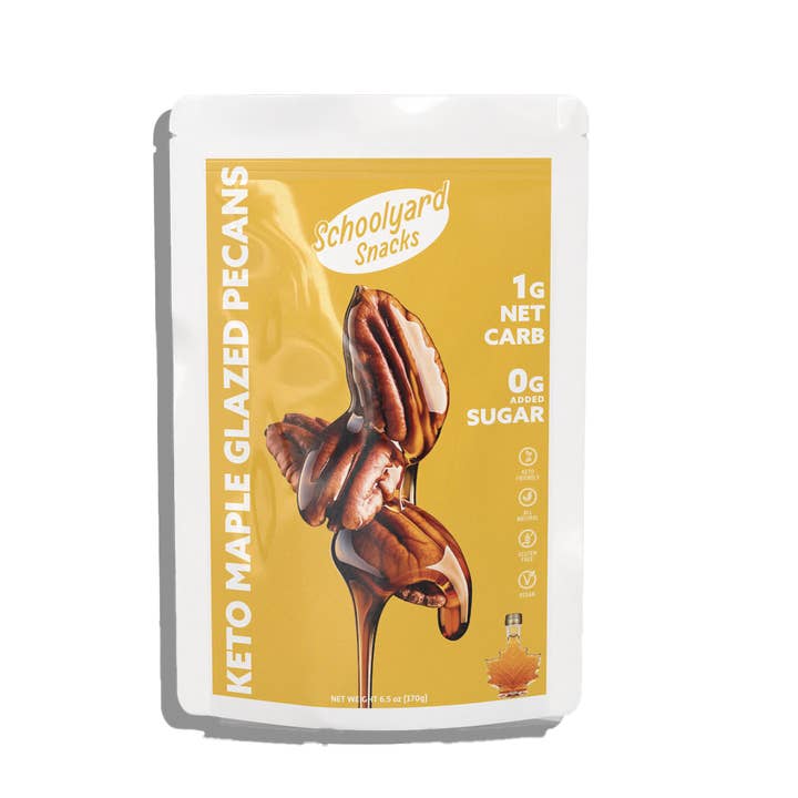 Better Than Good Foods - Wholesale Nuts - SYS Keto Maple Candied Pecans 6.0 oz