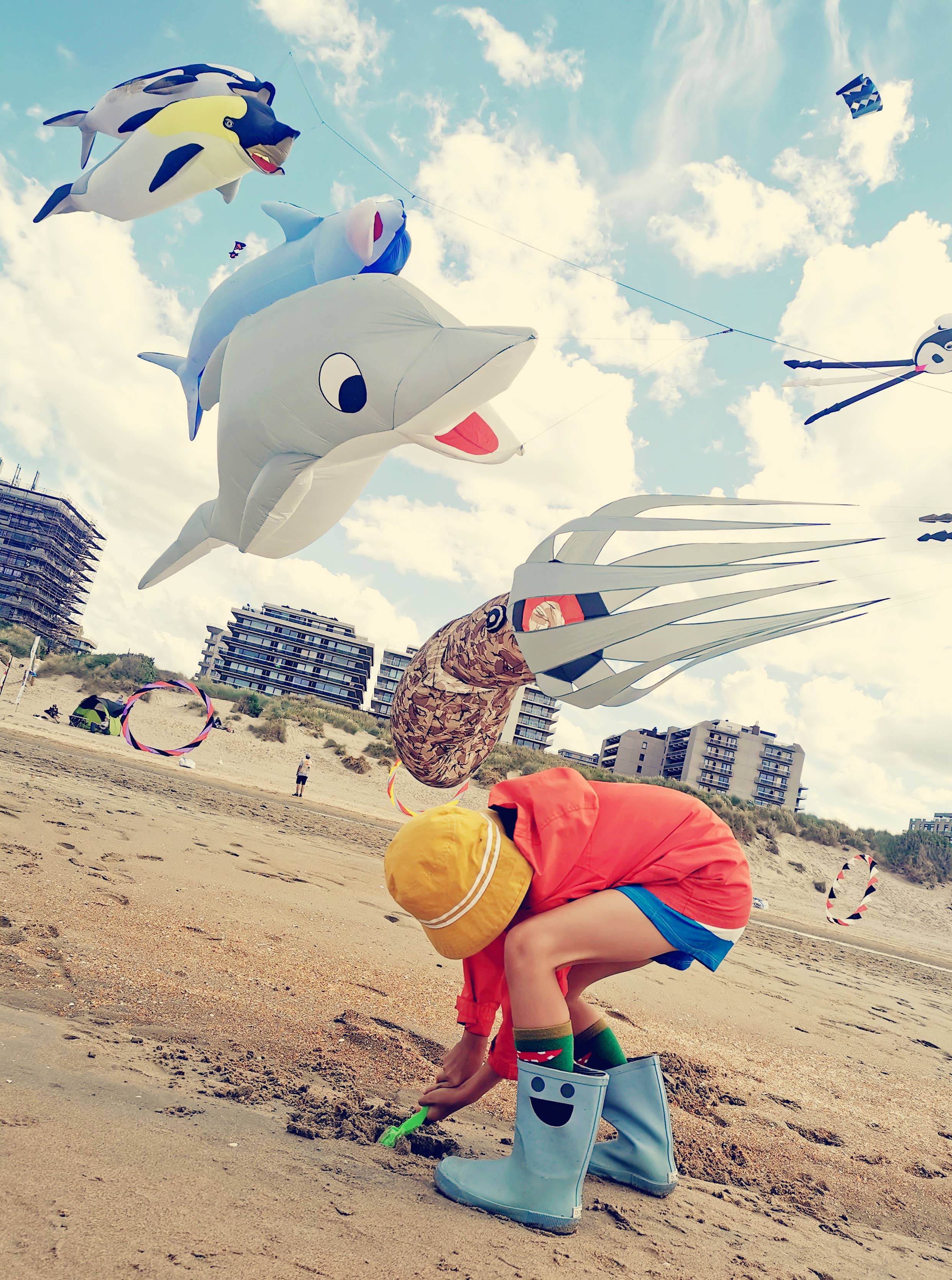 BOXBO - Vente Bottes de pluie – enfant - Bottes de pluie pour enfants WISTITI - Caoutchouc écologique - Platine3