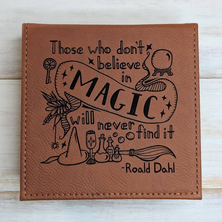 Believe in Magic - Vegan Leather Box for wholesale by Pigsey Art