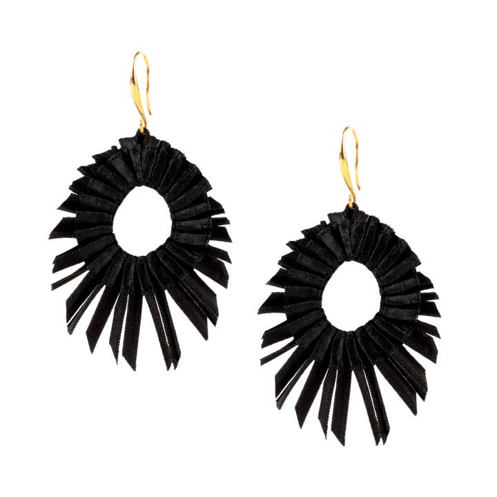 Don Earrings Bla for wholesale by Alexandra Tsoukala