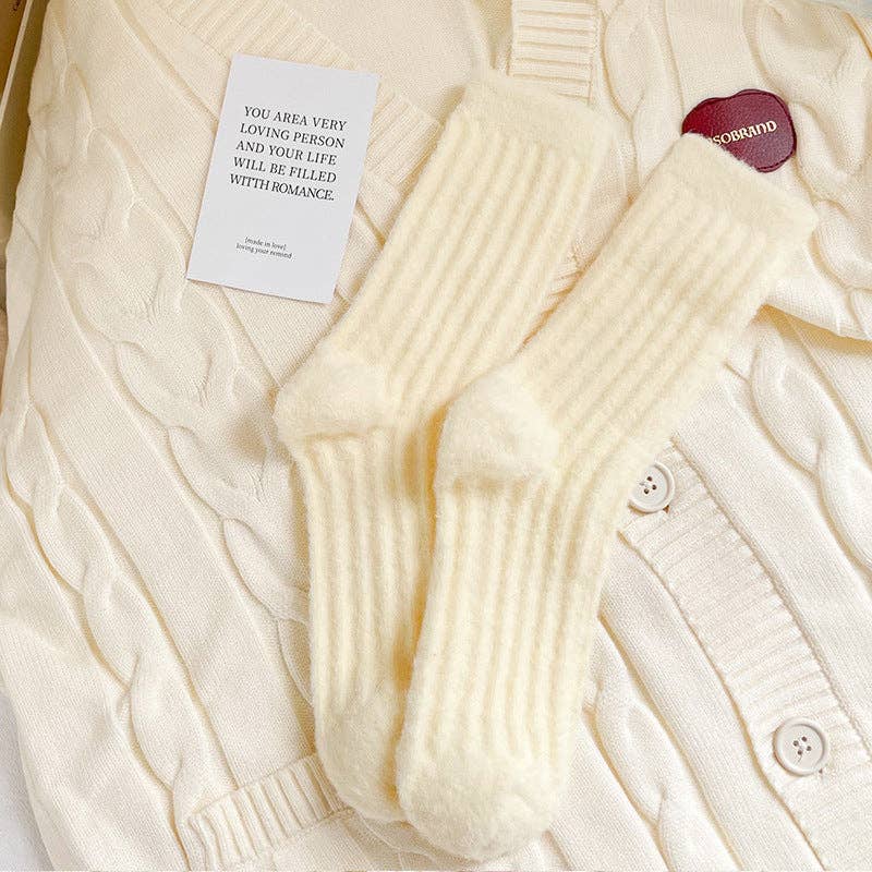 Gohobi （We cover U.S. import duties） - Wholesale Socks - Women's - Gohobi Warm Fleece Thickened Socks4