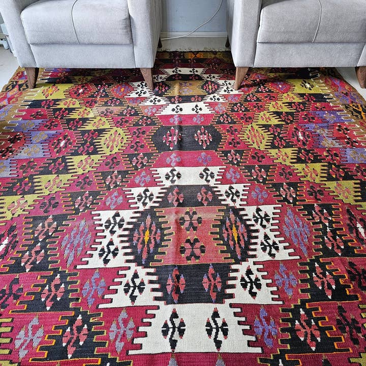 MesopotamiaRugs – wholesale Matta – 200x494 cm Stor kelimmatta