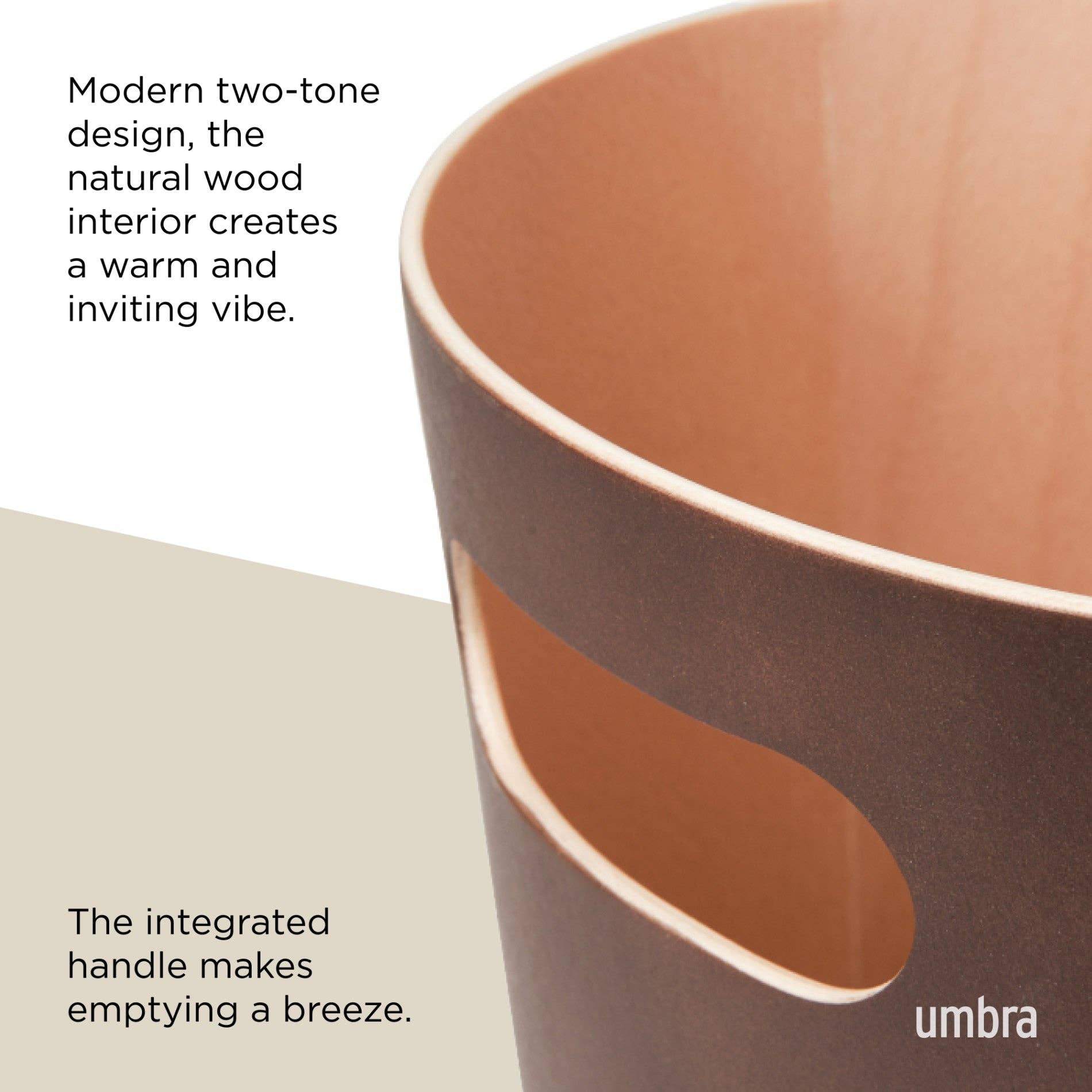 Umbra (CAN) - Wholesale Trashcan/Trash Bin - Woodrow Trash Can30