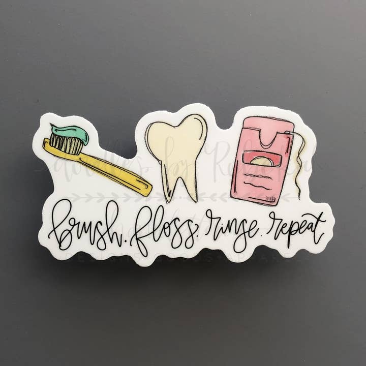 Dental Sticker for wholesale by Doodles By Rebekah
