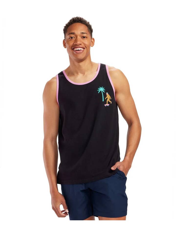 Tipsy Elves - Wholesale Tank Top - Men's - Sasquatch Shredder Tank Top - Men's Summer Sleeveless Tee1