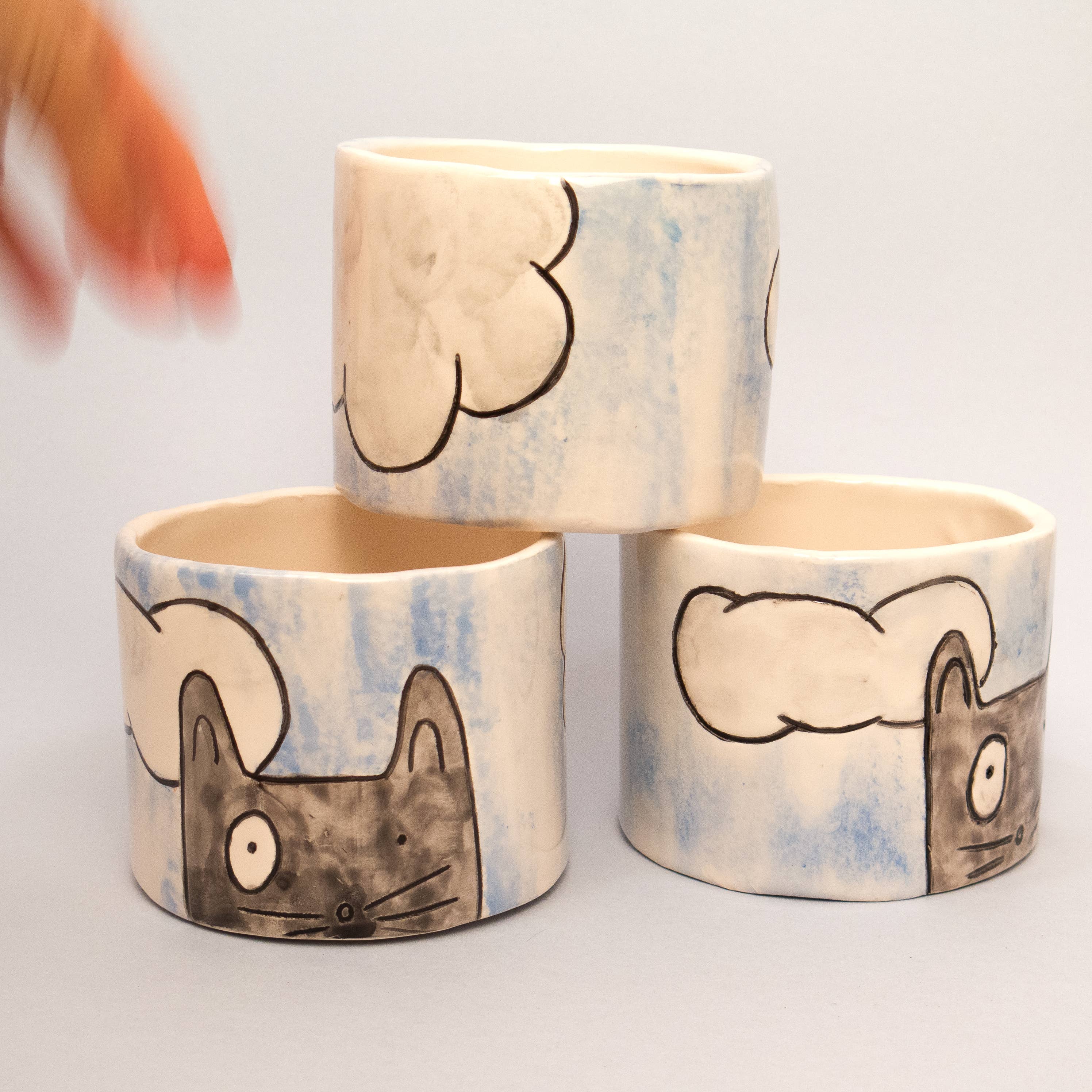 Paulina Marra Ceramics - Wholesale Plant Pot - Pi Pan: Handmade Medium Ceramic Planter1